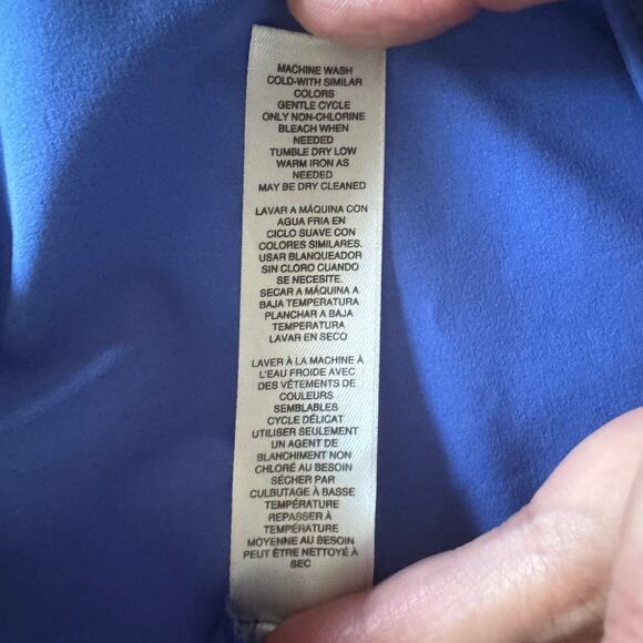 Weekends by Chico’s Bermuda Shorts Blue Size 1 or M/8 Tee Golf Athletic Stretchy - Picture 11 of 12